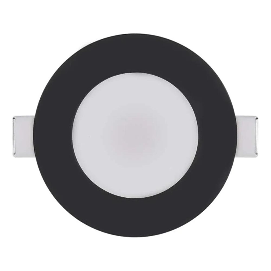 LED Podtynkowe oświetlenie łazienkowe LORI LED/4,5W/230V IP65 2700/4000K śr. 8,5 cm czarne