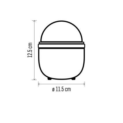 LED Projektor bożonarodzeniowy LED/3xAA