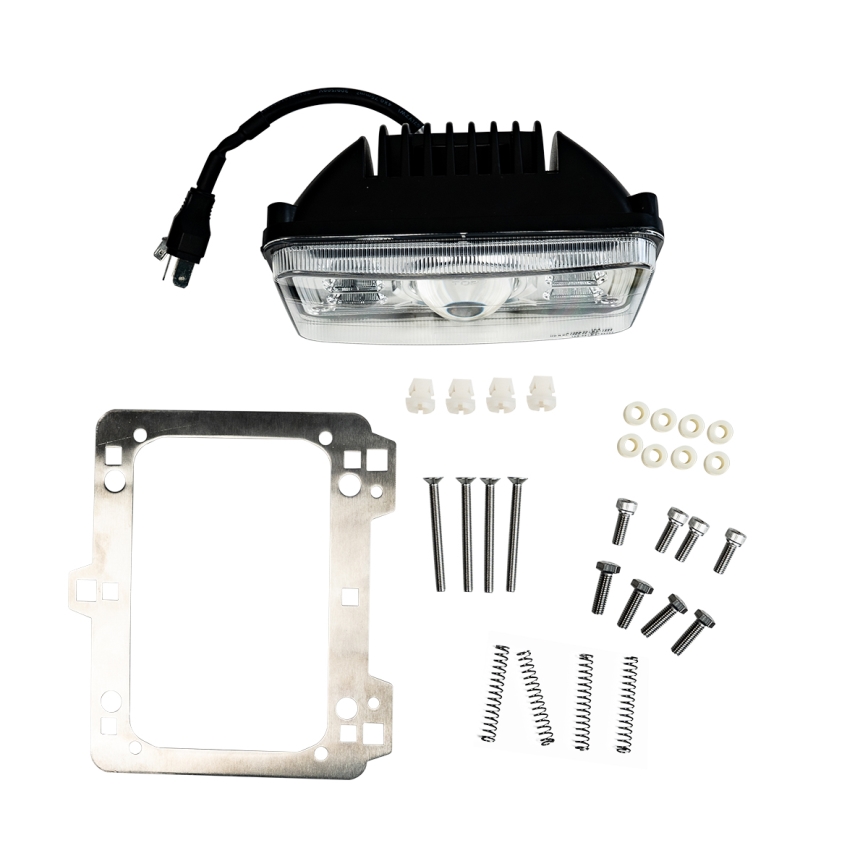LED Przednie światło do ciągnika LED/69W/10-30V IP69 5700K prostokątny