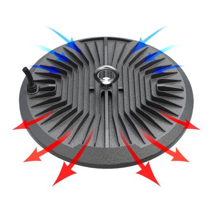 LED Przemysłowa oprawa techniczna HIGHBAY LED/100W/230V 4500K IP65 szary