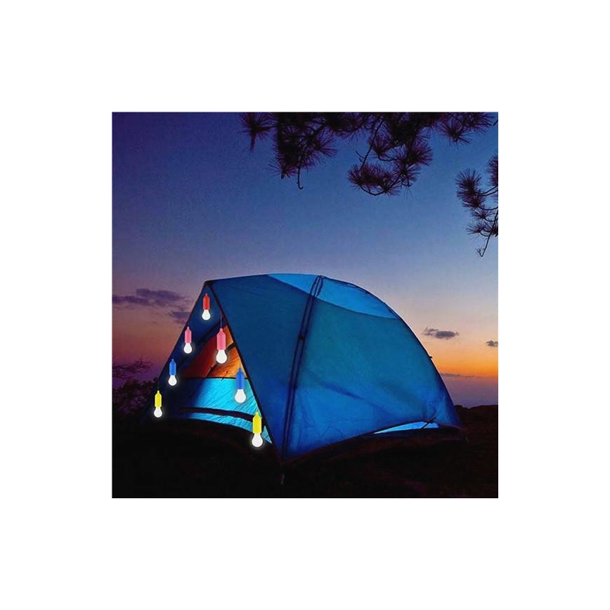 LED Przenośna lampka LED/1W/3xAAA zielona