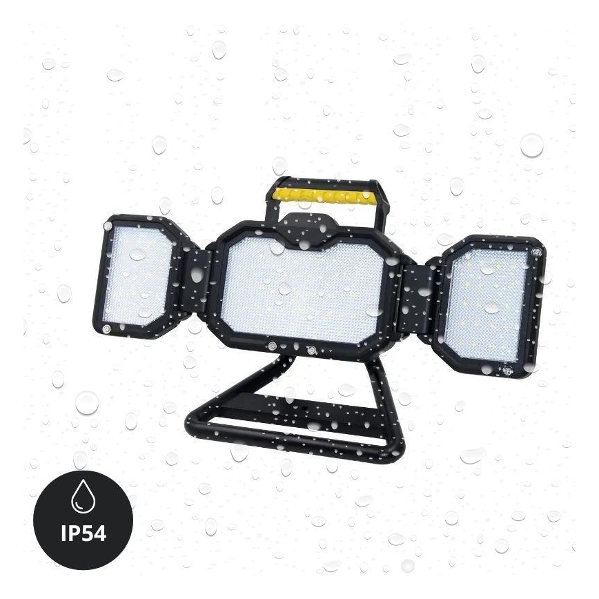 LED Regulowane światło robocze LED/50W/5V 12000 mAh IP54