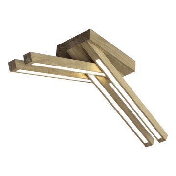 LED Przysufitowy żyrandol LINUS 4xLED/4,5W/230V matowy dąb