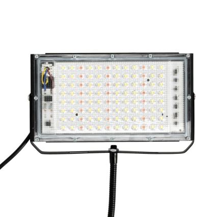 LED Reflektor na stojaku do uprawy roślin FIRON LED/45W/230V IP54 czarny