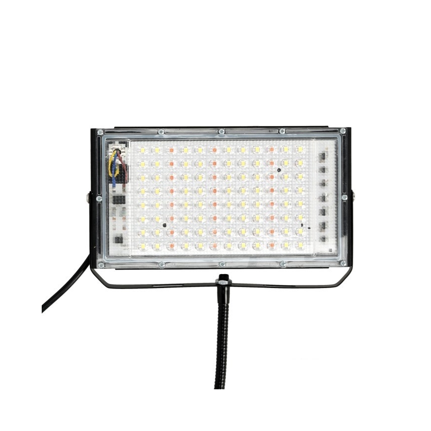 LED Reflektor na stojaku do uprawy roślin FIRON LED/45W/230V IP54 czarny