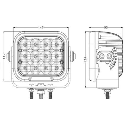 LED Reflektor samochodowy OSRAM LED/120W/10-30V IP68 5700K