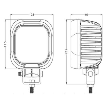 LED Reflektor samochodowy OSRAM LED/90W/10-30V IP68 5700K