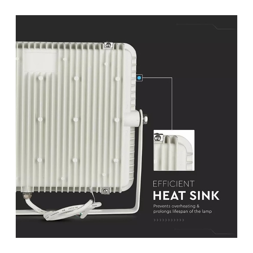 LED Reflektor SAMSUNG CHIP LED/150W/230V 3000K IP65 biały