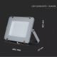 LED Reflektor SAMSUNG CHIP LED/150W/230V 4000K IP65 szary