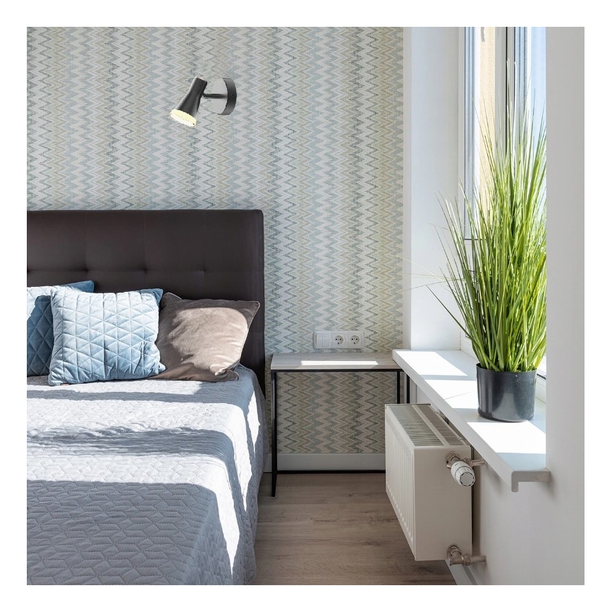 LED Reflektor ścienny BERG LED/4,2W/230V czarny