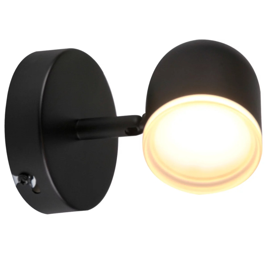 LED Reflektor ścienny  RAWI LED/4,2W/230V czarny