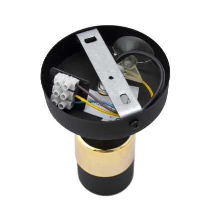 LED Reflektor ścienny TUBSSON 1xGU10/4,8W/230V czarny/złoty