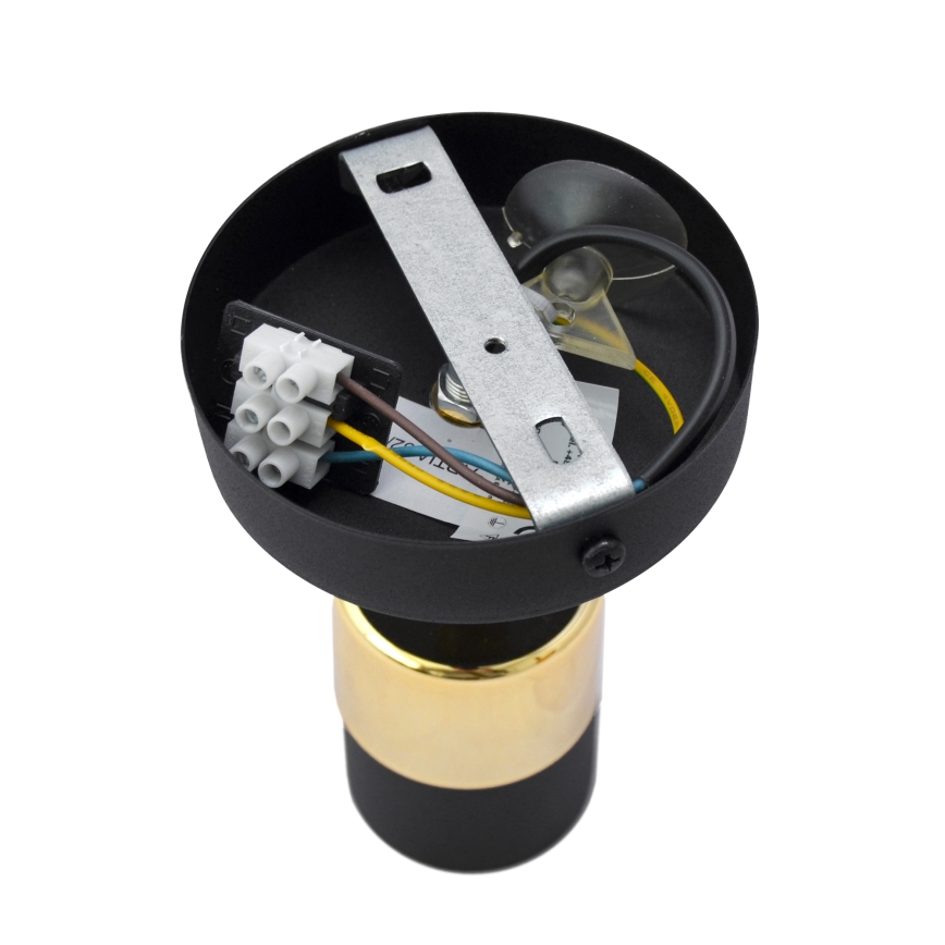 LED Reflektor ścienny TUBSSON 1xGU10/4,8W/230V czarny/złoty