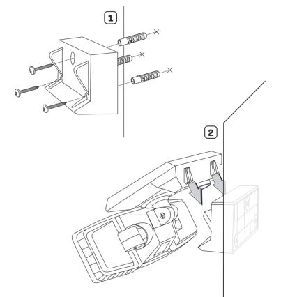 Reflektor solarny LED z czujnikiem TRIO LED/0,6W/3,7V 1200 mAh IP44