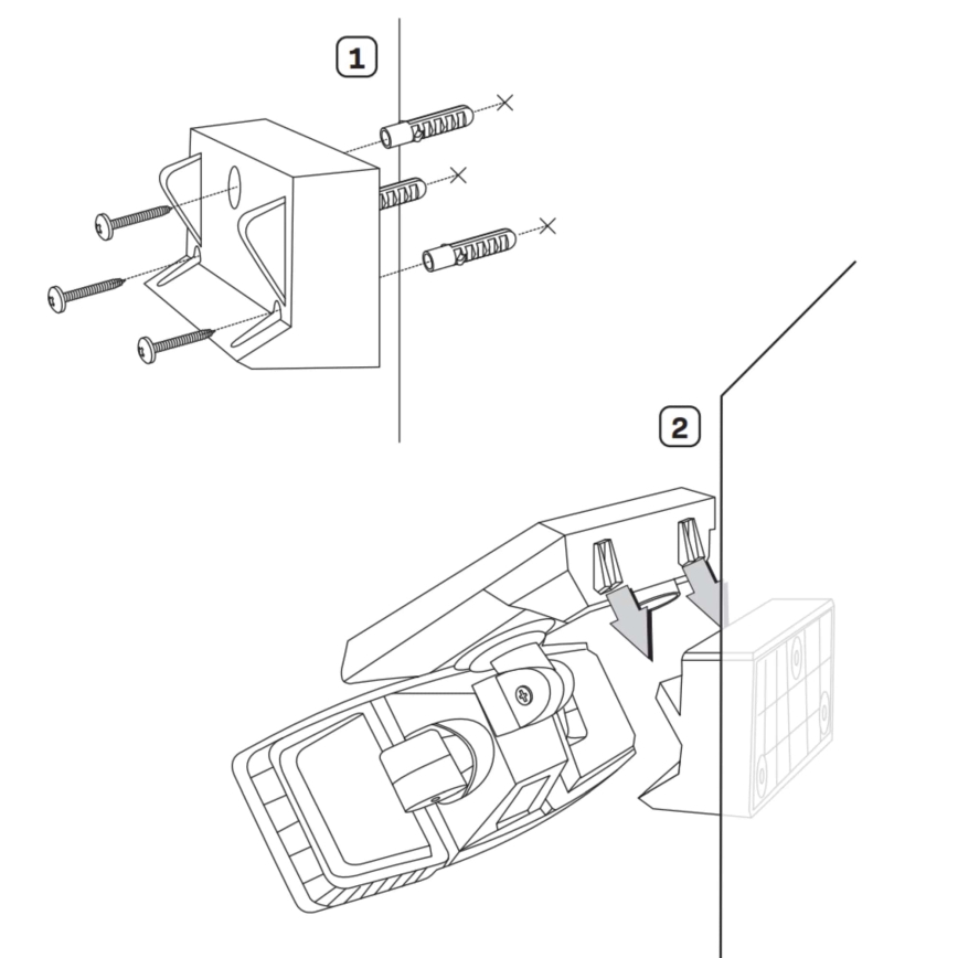 Reflektor solarny LED z czujnikiem TRIO LED/0,6W/3,7V 1200 mAh IP44