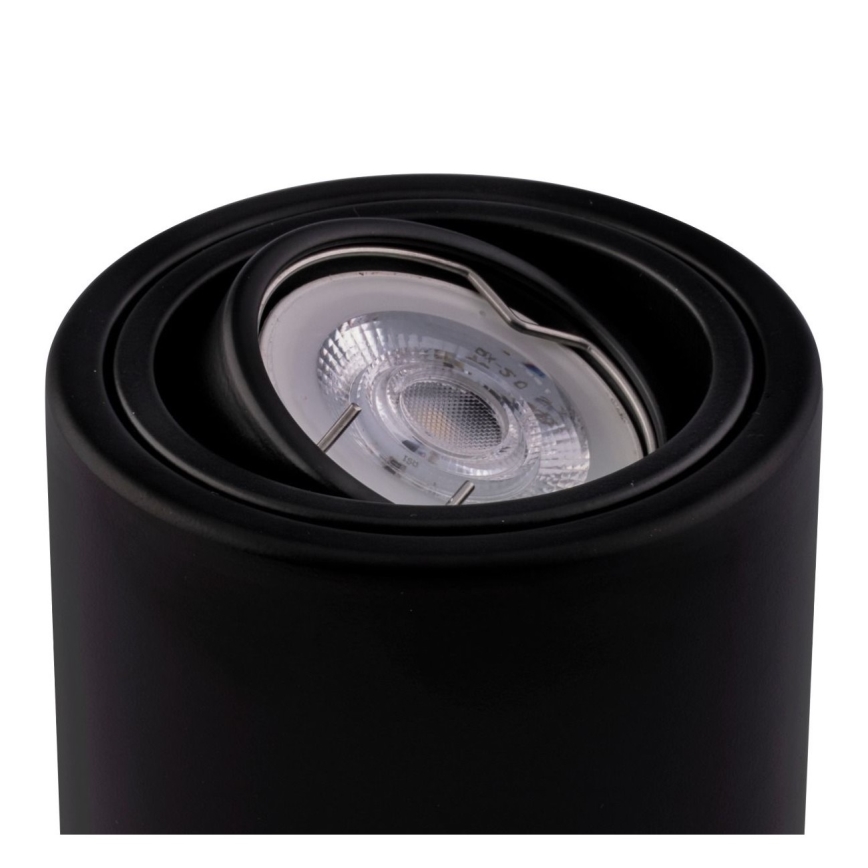 LED Reflektor TUBA 1xGU10/5W/230V 2700K czarny