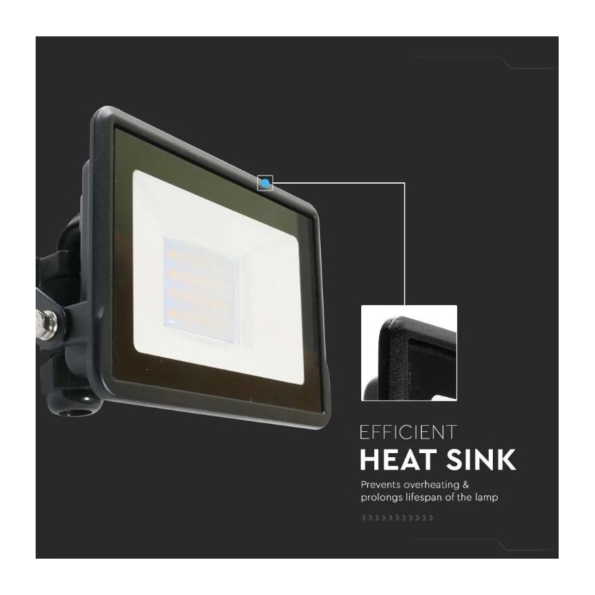 LED Reflektor z bezpośrednim podłączeniem SAMSUNG CHIP LED/20W/230V IP65 6500K