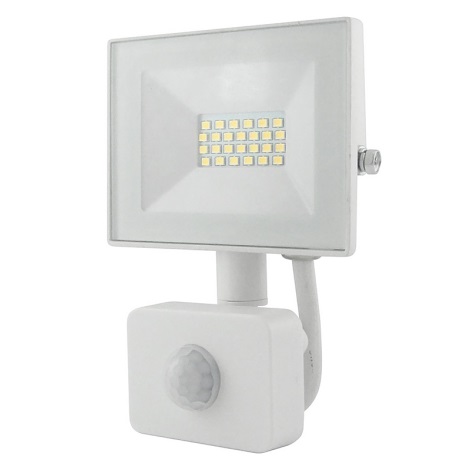 LED Reflektor z czujnikiem LED/10W/230V IP64 800lm 4200K