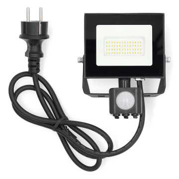 LED Reflektor z czujnikiem LED/20W/230V 4000K IP44