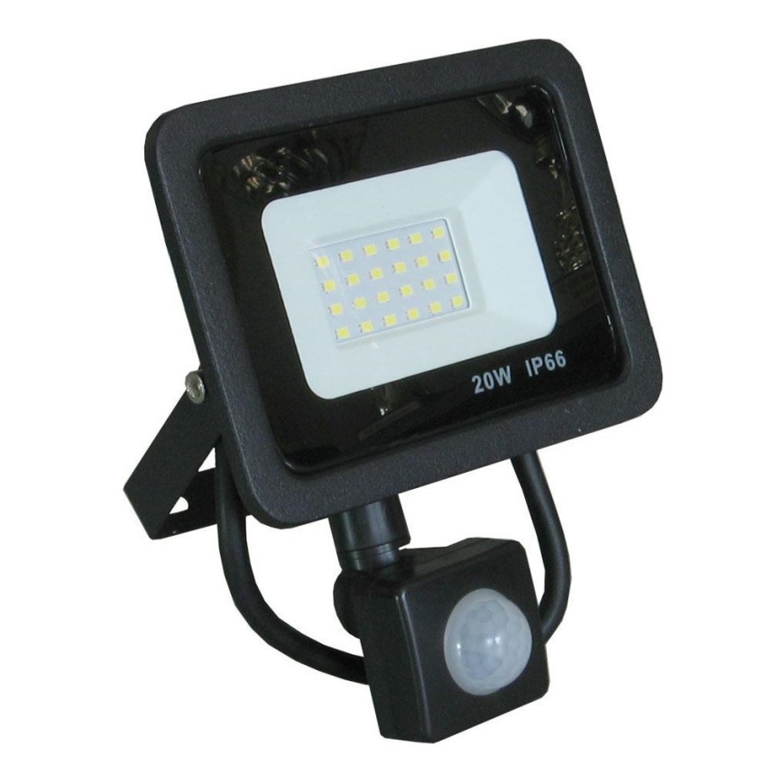 LED Reflektor z czujnikiem LED/20W/230V IP66