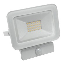 LED Reflektor z czujnikiem LED/20W/265V 1800lm biały IP65