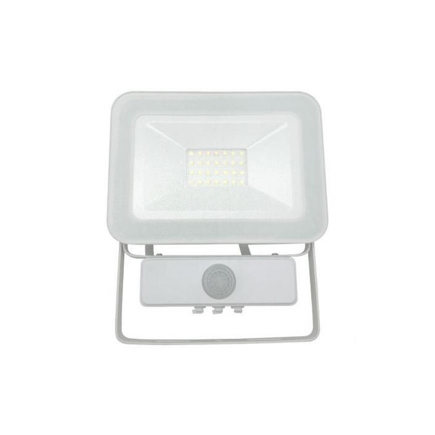 LED Reflektor z czujnikiem LED/20W/265V 1800lm biały IP65