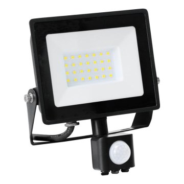 LED Reflektor z czujnikiem LED/30W/230V 6500K IP44