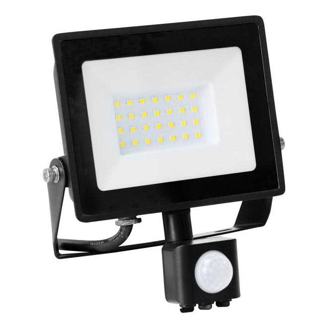 LED Reflektor z czujnikiem LED/30W/230V 6500K IP44