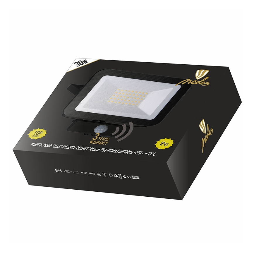 Nedes LF2023S - LED Reflektor z czujnikiem LED/30W/230V IP65