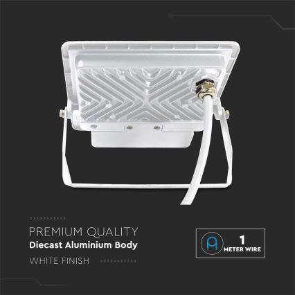 LED Reflektor z czujnikiem LED/50W/230V 4000K IP65 biały