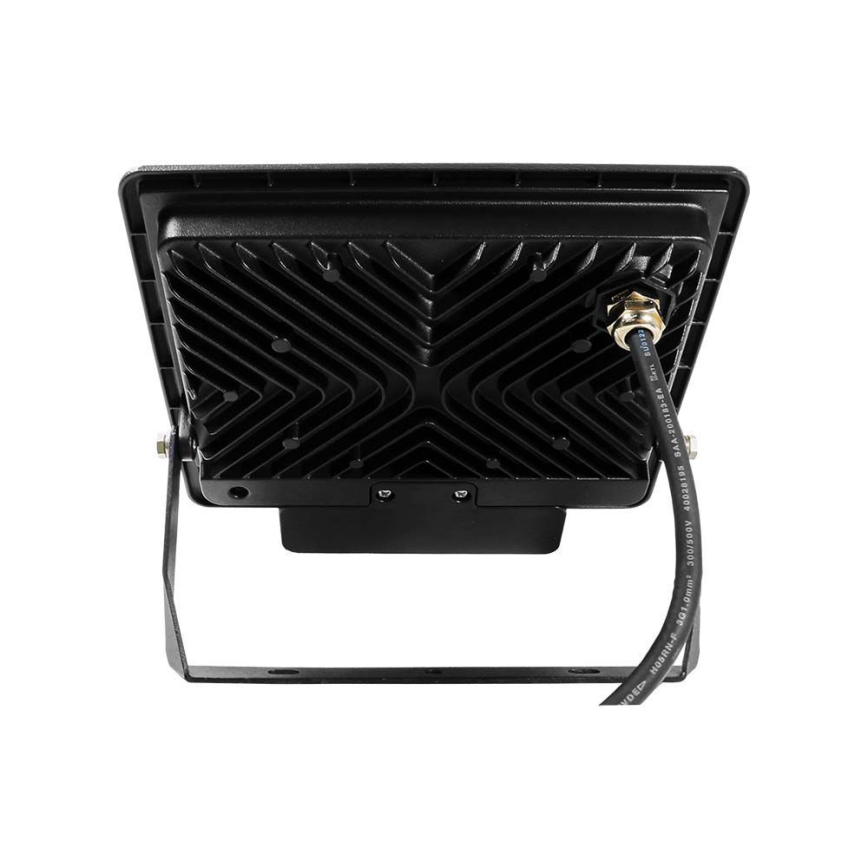 LED Reflektor z czujnikiem LED/50W/230V 4000K IP65 czarny