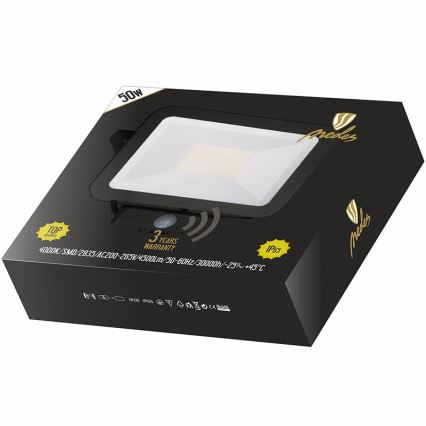 Nedes LF2024S - LED Reflektor z czujnikiem LED/50W/230V IP65