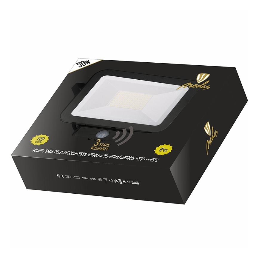 Nedes LF2024S - LED Reflektor z czujnikiem LED/50W/230V IP65