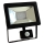 LED Reflektor z czujnikiem NOCTIS 2 SMD LED/10W/230V IP44 630lm czarny