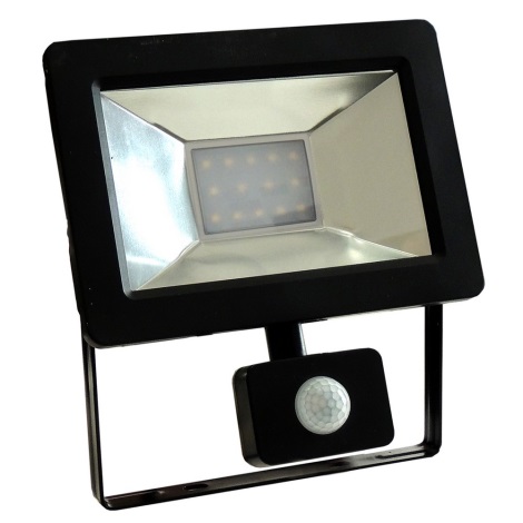 LED Reflektor z czujnikiem NOCTIS 2 SMD LED/10W/230V IP44 650lm czarny