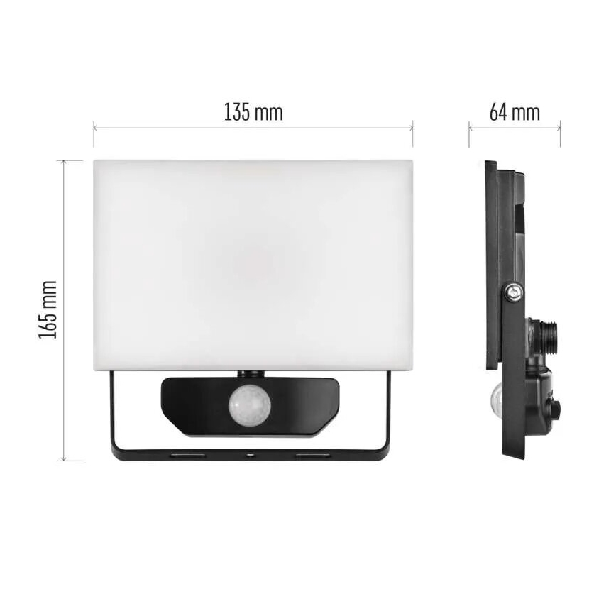 LED Reflektor z czujnikiem TAMBO LED/20W/230V 4000K IP54