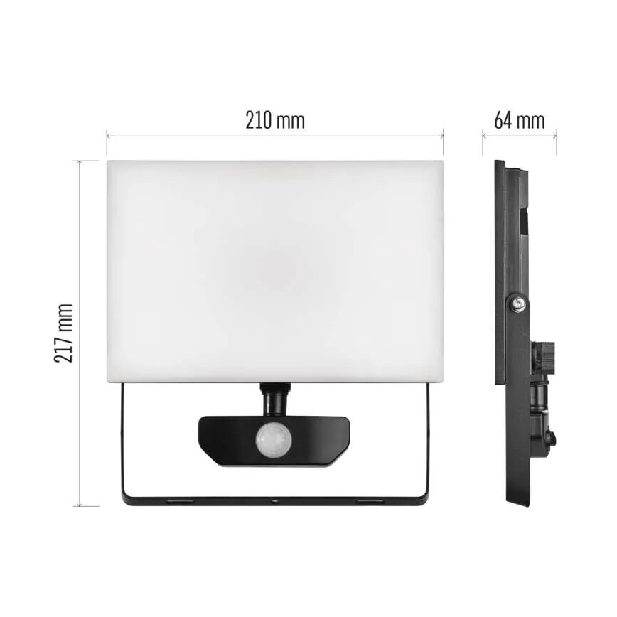 LED Reflektor z czujnikiem TAMBO LED/50W/230V 4000K IP54