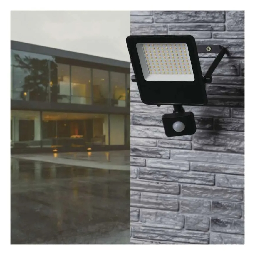 LED Reflektor z czujnikiem VISIO LED/50W/230V 4000K IP65