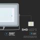 LED Naświetlacz SAMSUNG CHIP LED/100W/230V 4000K IP65 szare