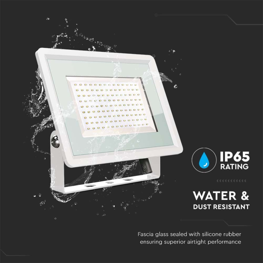 LED Reflektor zewnętrzny LED/200W/230V 4000K IP65 biały