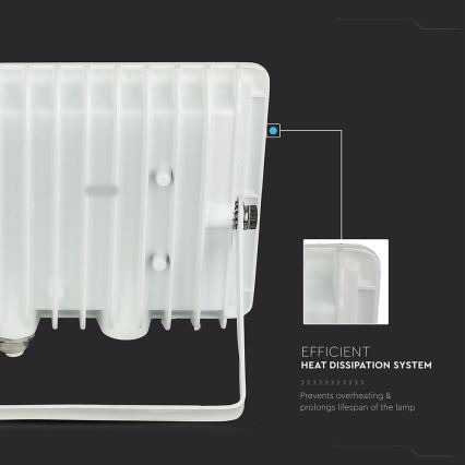 LED Reflektor zewnętrzny LED/200W/230V 4000K IP65 biały
