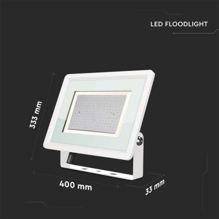 LED Reflektor zewnętrzny LED/200W/230V 4000K IP65 biały