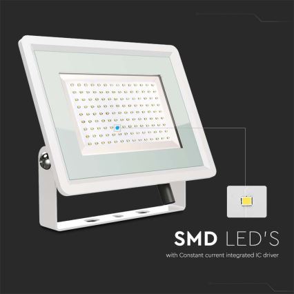 LED Reflektor zewnętrzny LED/200W/230V 6500K IP65 biały