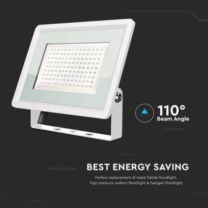 LED Reflektor zewnętrzny LED/200W/230V 6500K IP65 biały