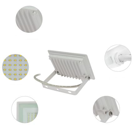 LED Reflektor zewnętrzny NOCTIS LUX 3 LED/30W/230V 4000K IP65 biały