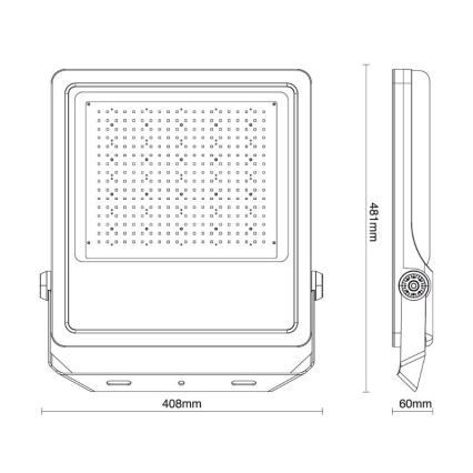 LED Reflektor zewnętrzny PROFI PLUS LED/300W/230V 5000K IP66