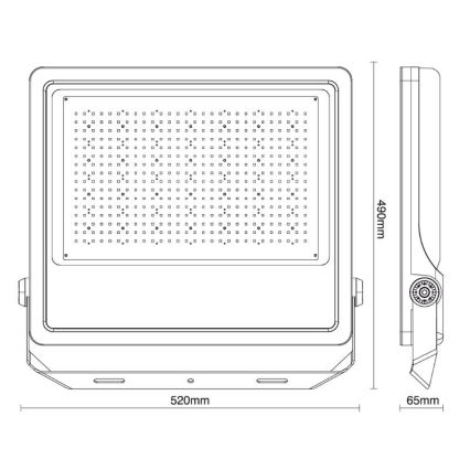 LED Reflektor zewnętrzny PROFI PLUS LED/400W/230V 5000K IP66