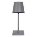 LED Regulowana dotykowa lampka stołowa TABLO LED/3,5W/5V 5200mAh szara