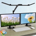LED Regulowana dotykowo elastyczna lampa stołowa LED/24W/230V 3000-6500K CRI 92 czarna