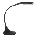 LED Regulowana elastyczna lampa stołowa FRANCO LED/6,8W/230V czarna